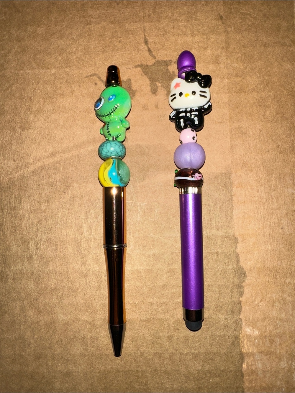 Handmade Purple Hello Kitty Beaded Stylus Pen $17 Each 🦩